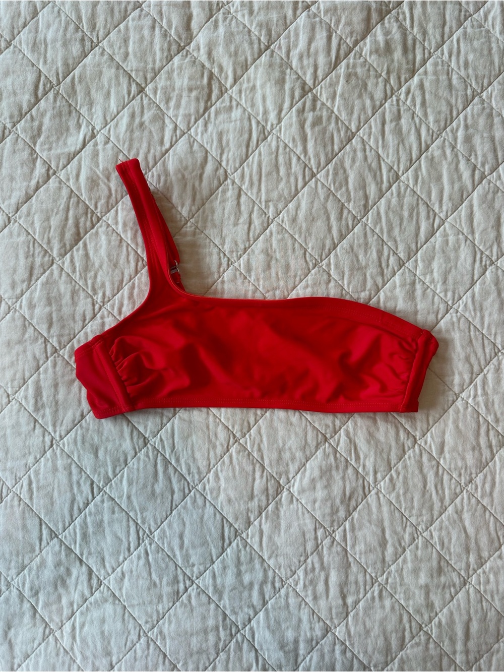 Xhilaration One-Shoulder Red Bikini Top